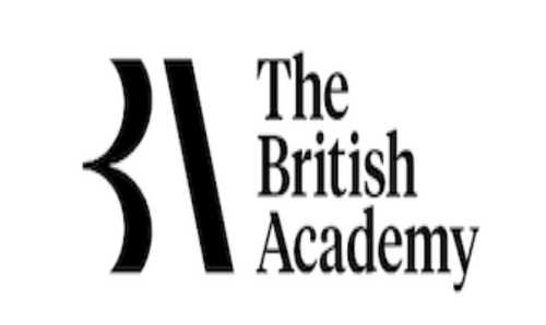 A black and white logo for The British Academy