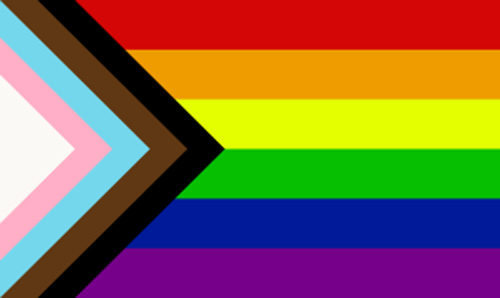 The 'Progress' pride flag