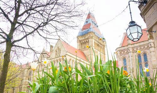 Whitworth Hall on University campus